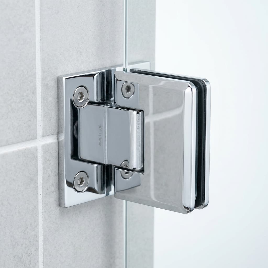 Shower Hinge – 90° Wall to Glass (CP)
