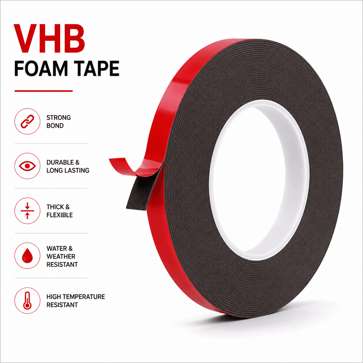 VHB Tape – Grey (SA-48) — aluminium hardware supplied in Raipur
