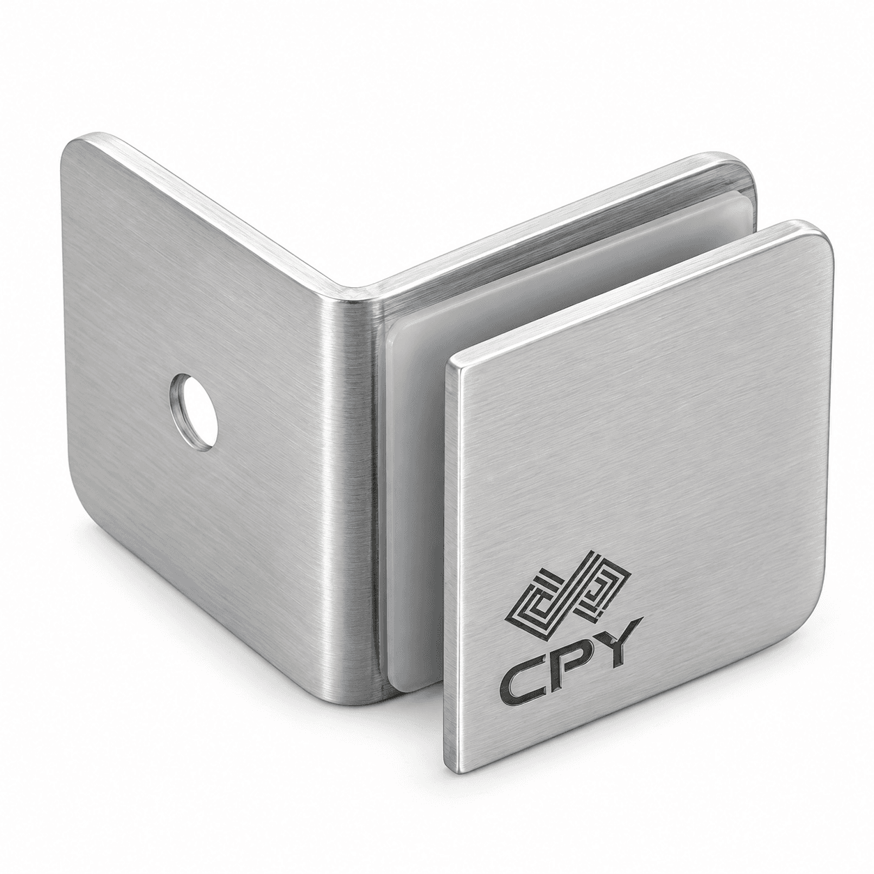 Wall to Glass Connector (CPY) (SA-74) — aluminium hardware supplied in Raipur